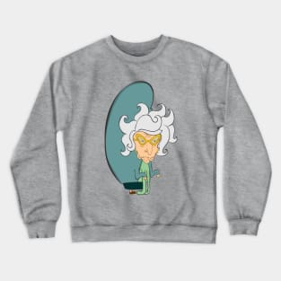 Old woman Crewneck Sweatshirt